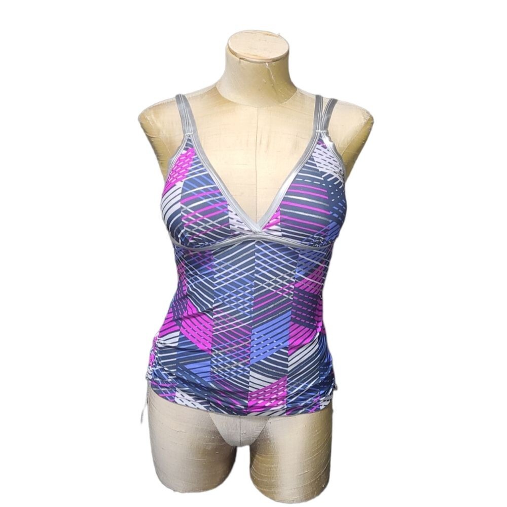 Free Country Tankini Top Medium